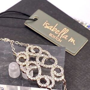 Sterling Silver Pave Bracelet by Isabella M.